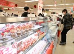 イチゴのスイーツや若狭牛、春らしい絶品料理集結　31店舗提供、西武福井店で2月23日までフェア
