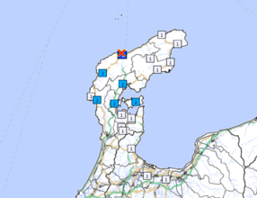 石川県で震度3の地震、富山県でも揺れ…各市町の震度一覧　2026年1月10日午前11時22分発生