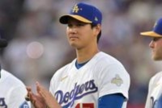 ド軍会見場に並ぶ大谷翔平の“日本飲料”　広がる影響力に「また別のオオタニのスポンサーが」