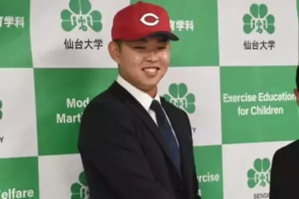 解説もびっくり「完璧ですよね…驚いた」　広島ドラ1が豪快弾、“プロ1号”に球場騒然