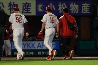 楽天・前田健太は「右ふくらはぎのつり」　無失点投球も4回途中に緊急降板…球団発表