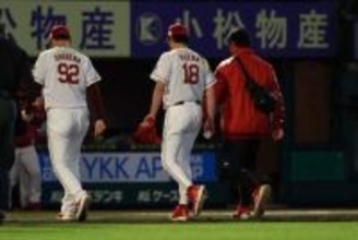 楽天・前田健太は「右ふくらはぎのつり」　無失点投球も4回途中に緊急降板…球団発表