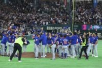 台湾主将、韓国との死闘制し「涙が出た」　連日4万人超の歓声に感謝「東京Dがホームに」