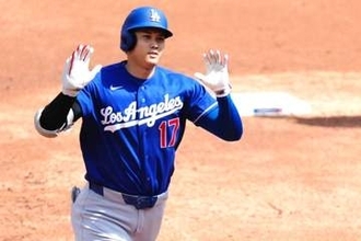 大谷翔平、待望の今季1号　開幕7戦目…同点3ランに敵地も騒然、マイコラス粉砕の一発