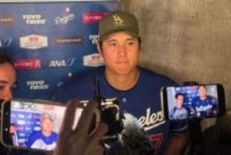 大谷翔平、復調に自信「休み前にいい感覚を掴めた」　3安打2打点、ド軍5連勝に貢献