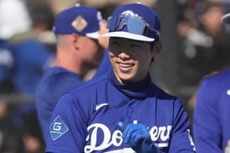 1年前より…「腕とかやばい」　“変貌”した大谷同僚、ド軍で手にしたNo.1の称号