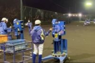 生きたノックより効果的？　ゴロ捕球上達の“最短距離”…全国V5のマシン守備練習