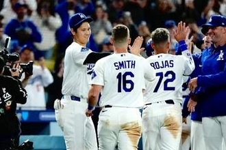ド軍マンシーのサヨナラ弾で10勝一番乗り　大谷翔平は1安打2出塁…日本人最長44試合連続出塁