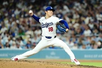 山本由伸、6回1失点で降板　渡米後最多タイ12勝目権利…声張り上げ力投、強豪ブルワーズ封じる