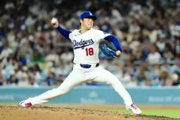山本由伸、6回1失点で降板　渡米後最多タイ12勝目権利…声張り上げ力投、強豪ブルワーズ封じる