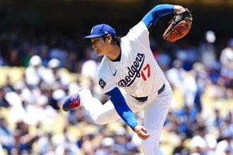 大谷翔平、気迫の7勝目　6回4失点で防御率1.47、規定届かずも血染め91球…DH解除で代打出場