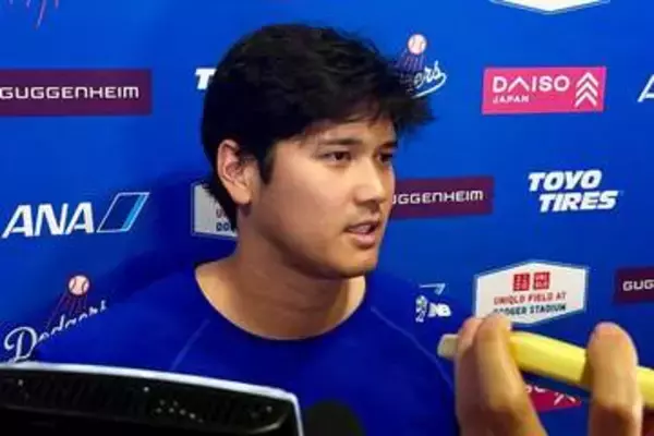 大谷翔平、愛娘の近況明かす　お茶パッケージに「パパ、パパ」…遠征で会えず「もどかしい」