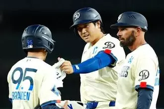 ド軍が逆転負け、連勝6で止まる　大谷翔平は3戦連続安打…朗希好投もスコット3失点