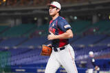 「大谷翔平、侍J合流→即練習　近藤健介らナインと談笑も…背番号「16」ビジユニお披露目」の画像1