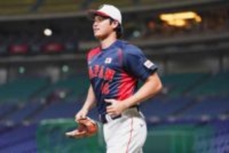 大谷翔平がグラウンド登場　ファンが大歓声＆集結…異例のアナウンス「ご自身の席から」