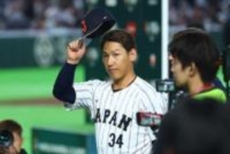 吉田正尚、逆転弾は「重苦しい雰囲気でしたので」　日本選手最多WBC4号は「運が良かった」