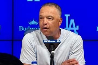 大谷翔平、途中交代は「大事を取って」　ロバーツ監督が説明…5日パドレス戦は欠場へ