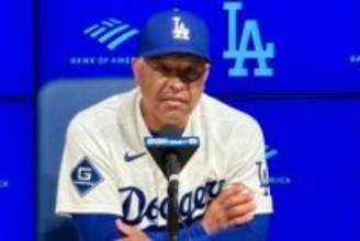 大谷翔平の16日先発は「問題ない」　右肩付近に死球…ド軍監督「あざはできているけど」