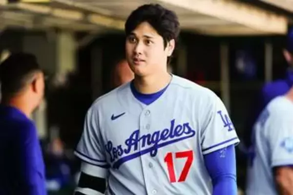 大谷翔平が“特別出演”　ド軍美人レポーターの投稿でただ1人…切り取った真剣な眼差し