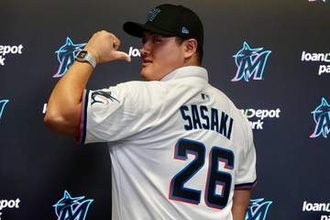 マーリンズ佐々木麟太郎、米国の「次世代のスター賞」受賞　大谷翔平も過去に選出「光栄に思う」