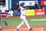 「大谷翔平、登場だけで場内歓声　スイング毎にどよめき…“初打席”は左飛で凡退」の画像1