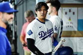 大谷翔平、4戦連続欠場　代打準備も実現せず…8日にスタメン復帰予定、ド軍逆転勝ちで4連勝