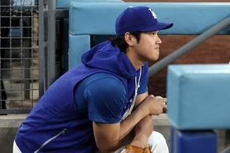 大谷翔平が「クソガキ」発動　おとぼけ作戦実行も…同僚が即確保“逃がさないぞ”