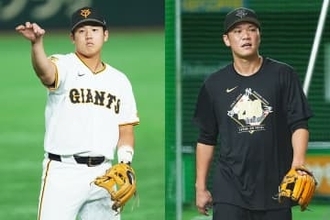 “激変”の巨人ドラ1が「デカイな」　坂本勇人と共演…豪華2ショットにファン感涙「熱すぎる」