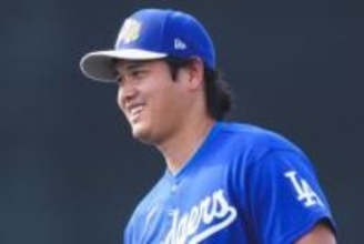 日本お昼過ぎ…大谷翔平が添えた同僚との一幕　やってきた“恒例行事”、ライブBPから7時間