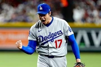 大谷翔平、113年間で3人目の領域　出塁率1位なのに…米記者思わず“絶句”「!!!」
