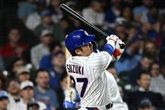 鈴木誠也、2戦連発の豪快2号…復調を告げる一発　前日に今季初アーチ、本拠地は総立ちで拍手喝采