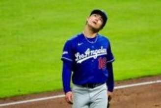 由伸登板試合に“違和感”「…!?」「えっ」　大谷無安打も…刻まれた「1-2-4-0-1」