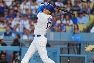 大谷翔平、6試合ぶり19号　32歳初アーチは逆転2ラン…MLB通算300本塁打にあと「1」