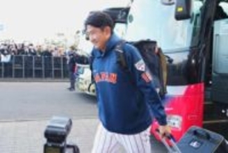 菅野智之、メジャーリーガーで“最速合流”　侍J合宿に参加…ナインと球場入り