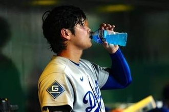 最大5点リードも…大谷翔平の7勝目消滅、ド軍監督は四球乱発に苦言「自滅だ」