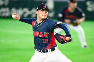 山本由伸、WBC初戦で無安打投球も3回途中で降板　最速158キロ…ベンチで迎えた大谷は拍手