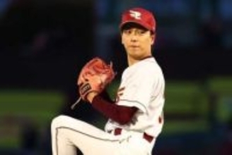 山崎育三郎が衝撃101キロ　背番号は「36」、上下ユニホーム着用で登場…球場騒然の豪球