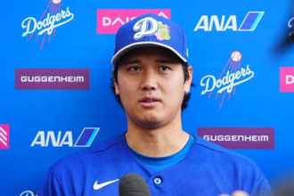 大谷翔平が“即否定”…記者からの珍質問に粋な返答　照れ笑いする相棒「顔がたまらん」