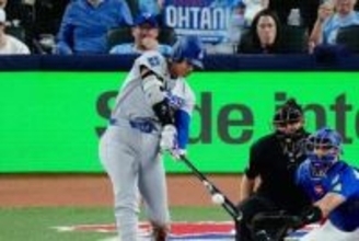 大谷翔平、先制打で5連勝に貢献　ヒヤリの場面も…42試合連続出塁で日本記録にあと「1」