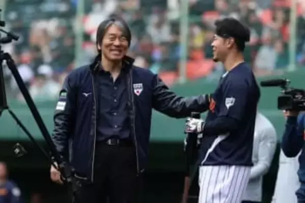 松井秀喜氏、佐藤輝明を絶賛「パワーを感じた」　侍J合宿で熱視線…届けた“粋な一言”