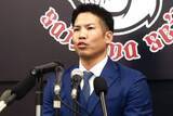 「西武へFA移籍の桑原将志が入団会見…背番号「7」　本拠地の不安一蹴「僕の熱さで吹き飛ぶ」」の画像1