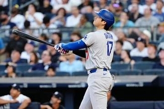 大谷翔平の「104」に観客「おぉぉ!!」　ヤ軍メディアも目が離せなかった7秒間
