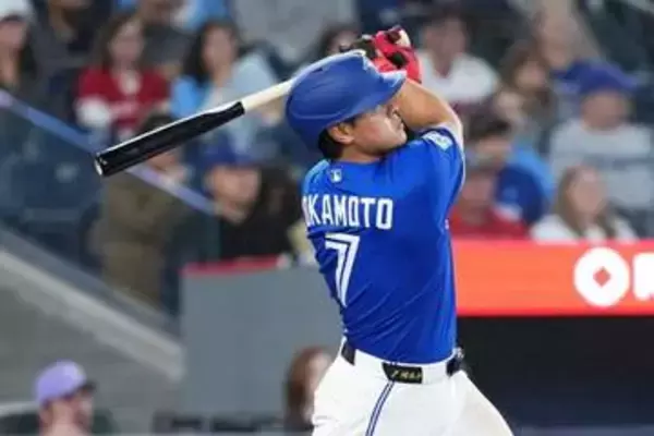 岡本和真、2試合連発8号　138m特大アーチに敵地騒然、2戦3発と絶好調　渡米後自己最長飛距離