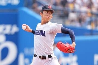 横浜・織田翔希、自己最速157キロ　初回に156キロで更新直後…準決勝・慶応戦でギア全開