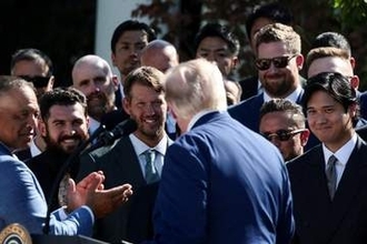 大谷＆山本にトランプ大統領爆笑　「どっちがいい投手なんだ？」→2人が“同じ回答”