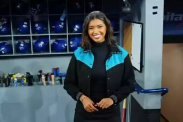 ド軍美女レポーターに思わぬ“特技!?”　本拠地で豪快行動…ドヤ顔で「アスリートよ！」