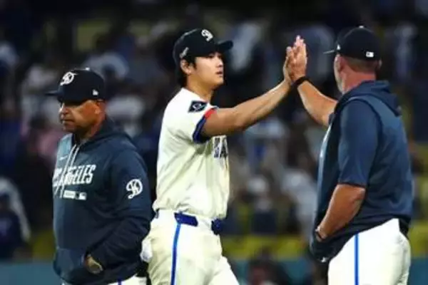 ド軍に現われた“刺客”　大谷も対処できず…救世主の登場にLA局も大興奮「Buhhh!!」