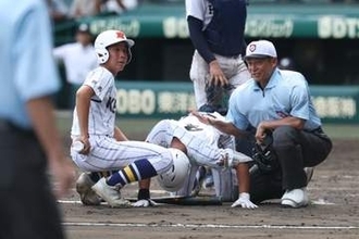 健大高崎にまたアクシデント　4番に頭部死球→7点差の8回も…場内騒然