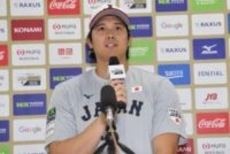 大谷翔平、韓国記者にニヤリ「注目しています」　前日会見で…突如見せた“悪い顔”