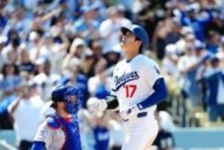 大谷翔平の逆方向弾に敵地放送局“お手上げ”　13秒間沈黙→ため息「いつも通りです」